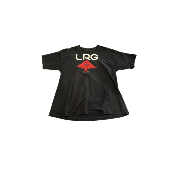 New LRG Mens 20 Stacked Tee in Black Size XL - Picture 1 of 4